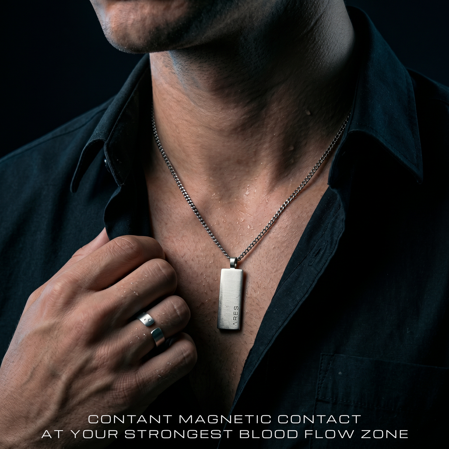 Magnetic Silver Necklace